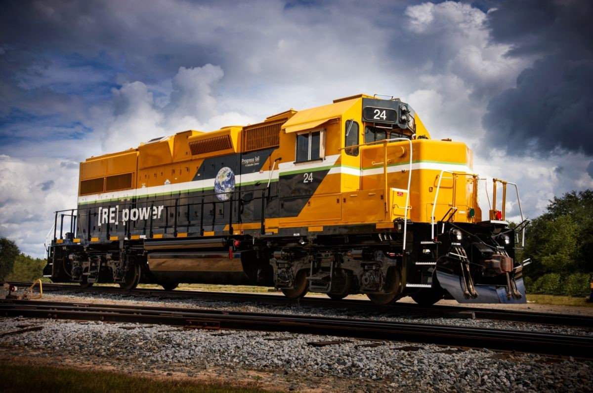 Yellow Train Car